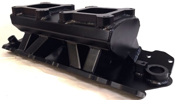 Insug Chevrolet Small Block Dubbla Förgasare SVART - Bild 5