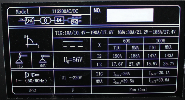 TIG-svets 200A AC/DC - Bild 2