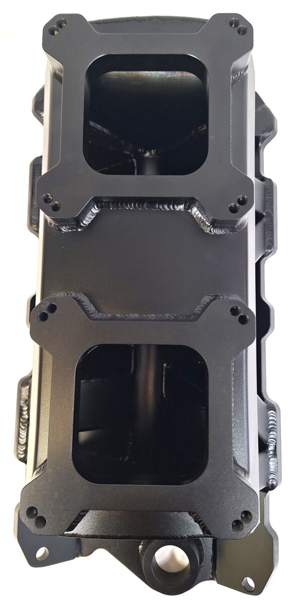 Insug Chevrolet Small Block Dubbla Förgasare SVART - Bild 7